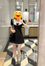 妙奕嘉黑色連衣裙女夏季裙子女生2025新款小個(gè)子顯瘦海邊沙灘裙度假短裙 黑色娃娃領(lǐng)甜美連衣裙 L 【建議95-105斤】 曬單實(shí)拍圖