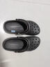 卡洛馳crocs 新款經(jīng)典貝雅洞洞鞋男女情侶涼鞋戶外沙灘拖鞋一腳蹬休閑鞋 黑色老貝雅 36 =M4W6 曬單實拍圖