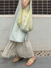 百思圖25夏簡約休閑戶外通勤時裝拖平跟女拖鞋F(xiàn)5072BT5 黃色 36 曬單實拍圖