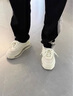 莎萊茜（SALAXI）2025新款璀璨之星潮牌情侶老爹鞋男厚底增高真皮休閑運動(dòng)氣墊鞋女 白色 40 【男款】 曬單實(shí)拍圖