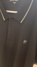 FILA 領(lǐng)航POLO|斐樂官方男裝針織POLO2025夏季新款時(shí)尚休閑涼感短袖 正黑色-BK XL 180/100A/XL 曬單實(shí)拍圖