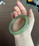 凈心石【七夕情人節(jié)禮物】和田玉淺青玉手鐲多口徑可選附送證書(shū)57-58mm 曬單實(shí)拍圖