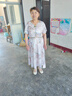俞兆林中老年女裝夏裝媽媽裝短袖國風(fēng)連衣裙2025新款長裙子 Y52Q141 曬單實拍圖