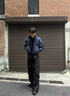 棉致美式cleanfit立領(lǐng)飛行員夾克外套男春秋季2025新款寬松工裝棒球服 D5藏青色【常規(guī)高品質(zhì)38】 XL 120-140斤 曬單實拍圖
