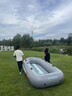 西哈泳士充氣船橡皮劃艇加厚硬底耐磨雙人沖鋒舟游玩釣魚(yú)船專(zhuān)用成人救生艇 【2人船】 2米  有線(xiàn)泵+救生衣*1 曬單實(shí)拍圖