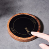 容山堂胡桃木保溫底座實(shí)木茶杯墊玻璃杯水杯加熱恒溫杯墊壺承茶具 胡桃木保溫底座 曬單實(shí)拍圖