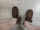 Clarks其樂Pilton Wallabee男士平底一腳蹬復(fù)古樂福鞋后跟可踩豆豆鞋 曬單實(shí)拍圖