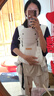 usbeesbaby清涼一夏嬰兒背帶M坐姿護髖四季通用透氣網(wǎng)面外出抱娃神器 牛奶白冰絲棉JDQ 曬單實拍圖