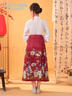 古妮婭兒童馬面裙套裝新中式國風(fēng)演出服女童民族服裝 曬單實(shí)拍圖