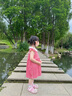 迷你木木屋女童夏季連衣裙小女生夏天純棉可愛(ài)裙子透氣舒適 格子紅  110  曬單實(shí)拍圖