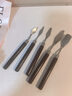 束語(yǔ)刮刀5件套蛋糕抹刀工具小裱花奶油烘焙翻糖專(zhuān)用全套抹面神器套裝 抹刀5件套 曬單實(shí)拍圖