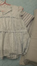 森馬（Semir）短袖襯衫女木耳邊蝴蝶結(jié)浪漫溫柔2025夏飛袖肌理襯衣109325104003 曬單實拍圖
