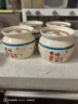 家用帶蓋加厚耐高溫陶瓷罐子瓦罐湯燉盅湯盅釉下彩蒸蛋燕窩高顏值 好柿連連500ml瓦罐燉盅 4個(gè) 曬單實(shí)拍圖