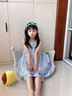 迪士尼【限時清倉】艾莎公主裙女童連衣裙2025夏季新款兒童洋氣無袖禮服 藍色 130 曬單實拍圖