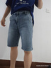 增致牛仔（zengzhi）2025夏季薄款牛仔短褲男時(shí)尚百搭休閑中褲寬松直筒五分褲子男褲 曬單實(shí)拍圖