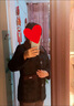 TKSY加絨加厚毛呢外套女短款2025秋冬新款小個子氣質(zhì)媽媽格子呢子大衣 咖格 (加厚) 加絨 M (160) - 曬單實拍圖