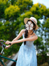 渝鼎福法式吊帶連衣長(zhǎng)裙女士夏季純欲氣質(zhì)顯瘦度假仙女風(fēng)沙灘裙無(wú)袖收腰 藍(lán)色氣質(zhì)吊帶長(zhǎng)裙 M 【90-100斤】 曬單實(shí)拍圖