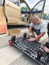 飛達(dá)重型手推車折疊拖車搬運(yùn)車小推車靜音剎車橡膠輪90*60/1200斤黑 曬單實(shí)拍圖