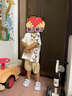 漢宮優(yōu)品寶寶短袖T恤夏季薄款男童恤女童休閑服中國風(fēng)嬰兒衣服兒童夏裝 醒獅 100 曬單實拍圖