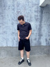 馬克華菲純棉牛仔短褲男士2025夏季寬松薄款休閑中褲純色高端五分褲子男 曬單實拍圖
