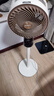 創(chuàng)維【全屋驅(qū)蚊】空氣循環(huán)扇家用電風(fēng)扇落地扇2025新款大風(fēng)量語音遙控輕音節(jié)能臥室小風(fēng)扇Q522 白咖色 曬單實(shí)拍圖