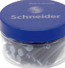施耐德（Schneider）鋼筆墨囊墨水膽非碳素不堵筆德國進口歐標鋼筆適用30支瓶裝 藍黑色6723 曬單實拍圖