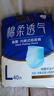 永?？稻d柔透氣成人拉拉褲L40片 臀圍80-120cm 老人孕產(chǎn)婦內(nèi)褲型紙尿褲 曬單實拍圖