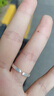 黛茗銀戒指男女求訂結(jié)婚單身戒2025新款生日七夕情人節(jié)禮物送女友老婆 【自律】單戒+證書 曬單實拍圖