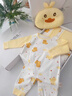 G.DUCKKIDS小黃鴨嬰兒衣服禮盒新生兒秋冬套裝初生寶寶出生見面禮物滿月服 四季小黃鴨-22件套 59cm （適合0-3個月寶寶） 曬單實拍圖