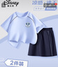 迪士尼兒童速干套裝2025春秋新款舒適透氣男童速干衣戶外運動中大童褲子 曬單實拍圖