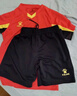 卡爾美（KELME）新款足球服青少年透氣吸汗學(xué)生比賽隊服球衣空板可定制 紅色 120CM 曬單實(shí)拍圖