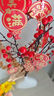 仕彩 結(jié)婚花瓶桌面擺件婚房客廳電視柜床頭全套訂婚場景布置裝飾擺臺 曬單實拍圖