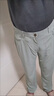新佐倫 NEW ZOLUN褲子男輕奢商務(wù)休閑褲男士夏季四面彈免燙抗皺西褲直筒長(cháng)褲男裝 灰綠 32 (130-140斤) 曬單實(shí)拍圖