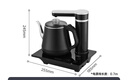 澳柯瑪（AUCMA）自動上水電熱水壺煮茶器電茶爐功夫茶具茶臺泡茶雙層包膠保溫防燙304不銹鋼燒水壺0.8L電水壺J11 曬單實(shí)拍圖