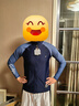 迪卡儂（DECATHLON）潛水服男泳衣溫泉沖浪服濕衣水母衣長袖速干防曬 【上衣-拉鏈款】深藍拼接新款 XL 曬單實拍圖