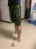 吉普（JEEP）夏季男士短褲男裝七分褲休閑7分褲純棉寬松迷彩5分多口袋工裝中褲 迷彩軍綠 30 腰圍2.3尺 曬單實(shí)拍圖