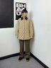 波司登25年新款輕薄羽絨服女短款90絨翻領(lǐng)拼接百搭巴恩風(fēng)外套B250135334 金沙卡其|7C91【暢銷色】 S 160/84A 體重約100-110斤 曬單實(shí)拍圖