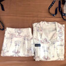 DOMIAMIA月子服孕婦夏季薄款產(chǎn)后哺乳寬松睡衣側(cè)邊開口吸汗透氣孕婦裝 紗布套裝-西爾維亞(含哺乳口) L【推薦120-140斤】 曬單實(shí)拍圖