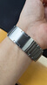 watchbond適用華為Watch4Pro手表表帶火星純鈦全鈦合金屬watch4pro專用弧形無(wú)縫隙一體金屬實(shí)心男士22mm表帶 銀色【頂配真工字+按鍵拆】watch4pro專用款 適用華為手表Wa 曬單實(shí)拍圖