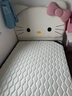 商者相融hellokitty兒童床女孩公主床兒童房凱蒂貓單人床女童卡通蝴蝶結(jié)床 【尊享版】凱蒂貓公主床+20cm恒溫3E乳膠床墊 1200mm*2000mm(框架床) 曬單實(shí)拍圖