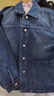 森馬（Semir）牛仔外套女中長(zhǎng)款落肩寬松夾克2025春秋棉質(zhì)通勤109125108014 曬單實(shí)拍圖