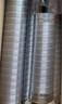 皮乃登脫排油煙機排煙管304不銹鋼煙道管180耐高溫金屬排煙硬管防鼠煙道 180mm*1米不銹鋼配大小接頭 曬單實(shí)拍圖