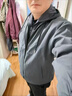 外套男春秋冬季潮流韓版寬松休閑衣服男裝潮牌假兩件工裝連帽夾克 8820黑色 2XL 170-180/160斤左右 曬單實(shí)拍圖
