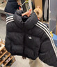 阿迪達斯 （adidas）三葉草女裝2025冬外套女防寒保暖戶(hù)外運動(dòng)休閑短款寬松面包服棉服 JX2970 M 曬單實(shí)拍圖