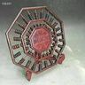 紅木工藝品紅酸枝木質(zhì)擺件木雕算盤擺件商務(wù)禮品 支架款八卦算盤(陰刻) 曬單實拍圖