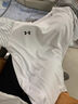 安德瑪（Under Armour）短袖T恤男士速干衣運(yùn)動(dòng)健身服高檔上衣籃球訓(xùn)練跑步球衣輕薄夏季 曬單實(shí)拍圖