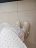 巧丂 法式瑪麗珍單鞋女2025新款百搭平底鞋子女夏季配裙子小皮鞋 米色 37 碼 曬單實拍圖