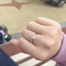 QMXD戒指女學(xué)生尾戒小指小拇指單身食指環(huán)冷淡風(fēng)閨蜜戒指潮流飾品首飾 曬單實(shí)拍圖