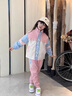 G.DUCKKIDS女童時(shí)髦套裝洋氣秋裝2025新款兒童秋冬大童加絨運(yùn)動(dòng)女孩冬季加厚 粉色兩件套 130 cm 曬單實(shí)拍圖