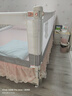 KDE嬰兒床圍欄防摔護(hù)欄寶寶床邊防摔安全防護(hù)欄兒童床上防掉床擋板 [M7]雅灰【U型底座-免打孔】 三面裝丨1.8米床【1.8+2.0+2.0】 曬單實(shí)拍圖